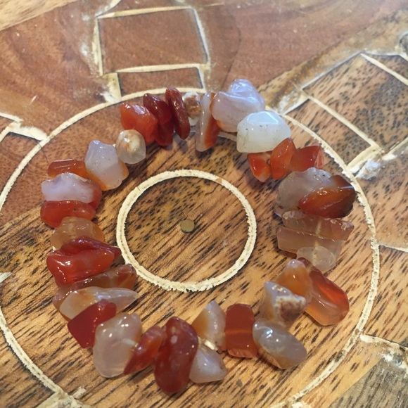 Carnelian Bracelet, Stone of Hope & Happiness. - Picture 3 of 4